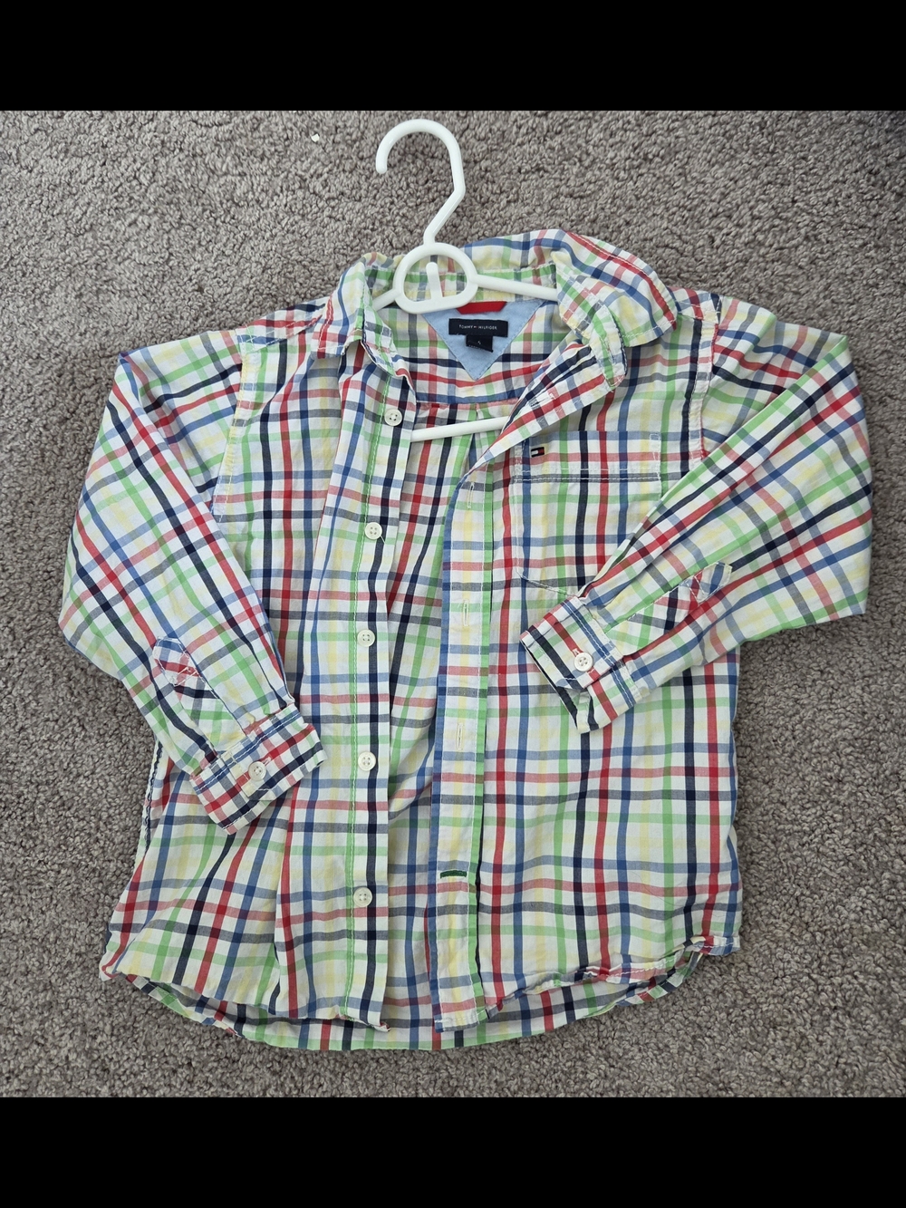 Tommy Hilfiger Multicolor Plaid Button-Down Shirt